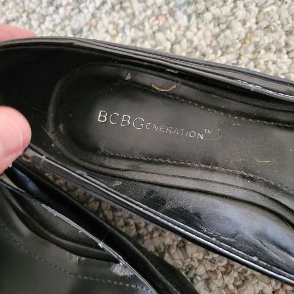 BCBGeneration Black Pointed Toe Ballet Flats Size 9 - Picture 3 of 7